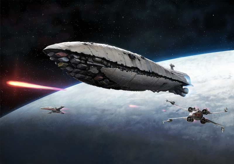 Illustration for article titled Star Wars Space Battle Has No Chill